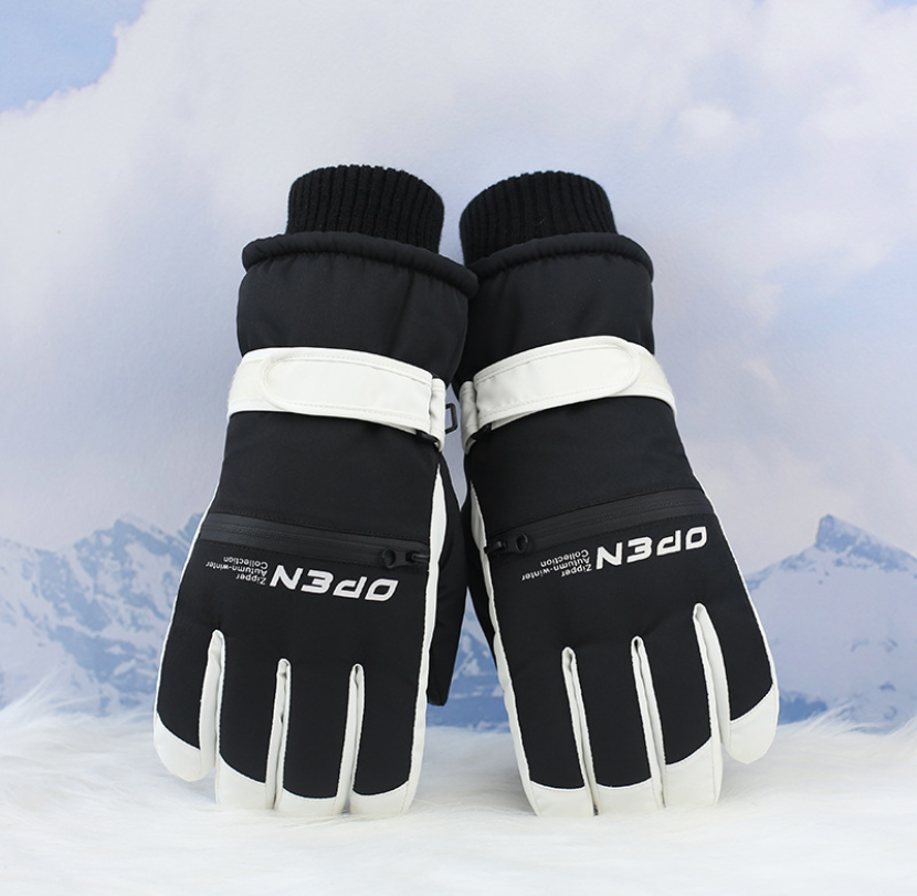 " Winter Outdoor Windproof Waterproof Thermal Sport Cycling  Ski Gloves "